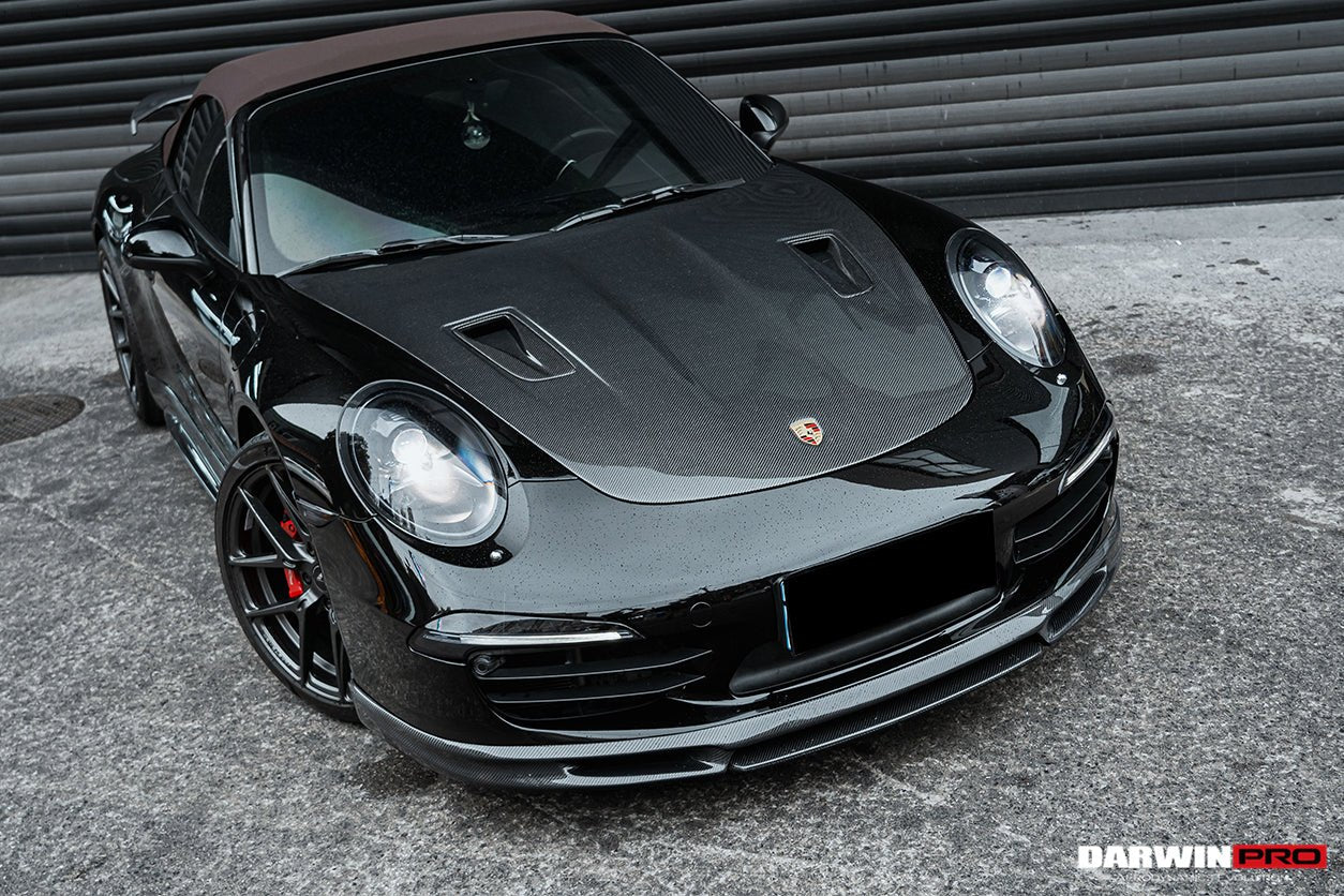 2012 - 2019 Porsche 991 Carrera S & Targa 4 & 4s GT2RS Style Carbon Fiber Hood